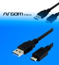 Cable Argom ARG-CB-0041 USB 3.0 Tipo A a Tipo C 1mt