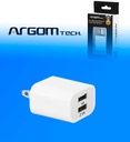Cargador de Pared Argom ARG-AC-0105 USB 2 Puertos 2.1 AMP