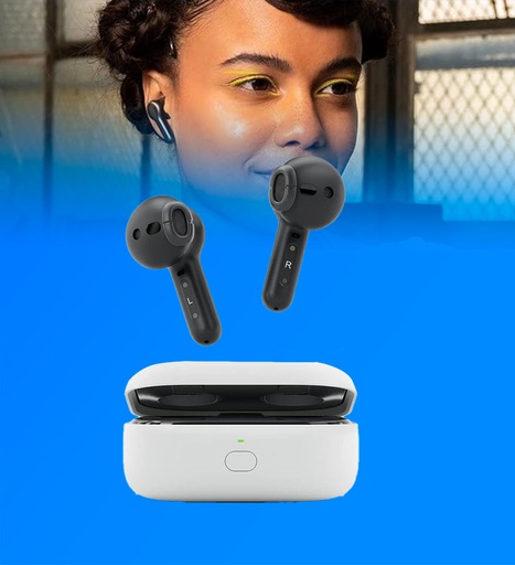 Auriculares Amazon Echo Buds Modelo 2023 Inalambricos por Bluetooth 5.2 con Alexa Semi Intrauditivos Color Negro