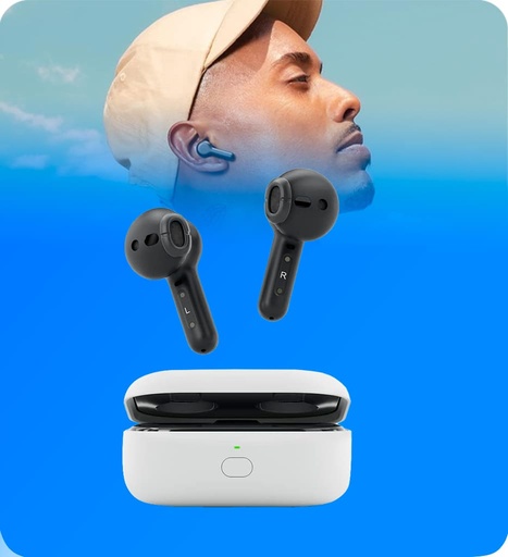 Auriculares Amazon Echo Buds Modelo 2023 Inalambricos por Bluetooth 5.2 con Alexa Semi Intrauditivos Color Blanco