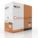 Nexxt Solutions Infrastructure - Bulk cable - UTP - 305 m - RJ-45 a  - Blue - Cat6 4P 23AWG CMR