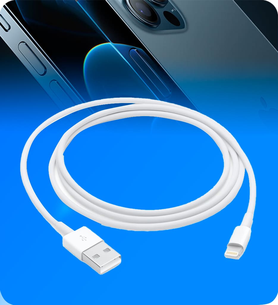 Apple - Cable Lightning - Lightning (M) a USB (M) - 1 m - para iPad/iPhone/iPod (Lightning)