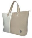 Klip Xtreme - Notebook carrying case and handbag - 15.6" - 1200D polyester - Beige/White - Ladies Bag