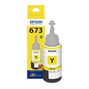 Epson T673 - Amarillo - original - recarga de tinta - para Epson L1800, L800, L805, L810, L850