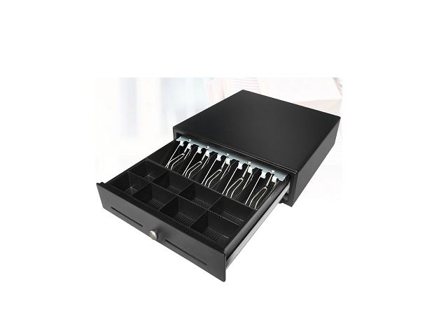 Custom Cash Drawer Metal 5Bill/8Co RJ12 16x16x16 Black CD30 