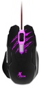 Xtech - Mouse - USB - XTM-610 - Lethal haze - Gaming - Adjustable resolution settings of up to 3200dpi - 4-color LED lights - Convenient tangle-free cable - Type: 3D 6-button gaming wired mouse - Sensor: Optical - Resolution: Selectable settings with LED color indicators Red: 800 dpi Green: 1200dpi (default) Blue: 2400dpi Pink: 3200dpi - Interface: USB - Number of buttons: 6 - Lighted: Yes - Cable length: 5.2ft, braided