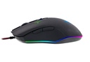 Xtech - Mouse - USB - XTM-710 - Blue venom - Gaming - Adjustable resolution settings of up to 3200dpi - 4-color LED lights - Convenient tangle-free cable - Type: 3D 6-button gaming wired mouse - Sensor: Optical - Resolution: Selectable settings with LED color indicators Red: 800 dpi Green: 1200dpi (default) Blue: 2400dpi Pink: 3200dpi - Interface: USB - Number of buttons : 6 - Lighted: Yes - Cable length: 5.2ft, braided