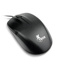 Xtech - Mouse - USB - Wired - All black - 3D 3-button XTM-205 - 1000dpi