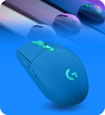 Logitech G305 - Ratón - óptico - 6 botones - inalámbrico - LIGHTSPEED - receptor inalámbrico USB - azul