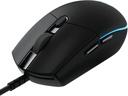 Logitech Pro Gaming Mouse - Ratón - diestro - óptico - 6 botones - cableado - USB