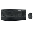 Logitech - Keyboard and mouse set - Spanish - Wireless - 2.4 GHz - Black