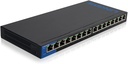 Linksys Business LGS116 - Switch - unmanaged - 16 x 10/100/1000 - desktop, wall-mountable - AC 100/230 V - Port Gigabit Swtich