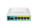 MikroTik RouterBOARD hEX RB960PGS - Router - conmutador de 4 puertos - GigE - 800 MHz - RAM: 128MB - 12-57V 