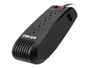 Forza FVR Series FVR-1001 - Regulador automático de voltaje - 1000 VA - 500 W - N° conectores de salida: 4 - CA 110 V - Proteccion para ADSL Modems, Fax, telefonos - Rango de voltaje 90-140VAC - ISO 9001:2000
