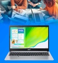 Laptop Acer A3 R5 7520U 15" 8GB RAM 512GB SSD W11H Español Color Plateado