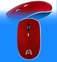 Mouse Argom ARG-MS-0031RD 2.4GHz Inalambrico 800/1600 DPI Color Rojo