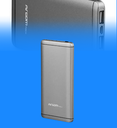 Cargador Portatil Argom ARG-PB-1150SL S12 Delgado de Aluminio 12000 MAH Entrada Doble Micro USB / T Color Plateado