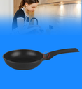 Sarten Picca PI0024STSN Termo 24"cm Antiadherente Xylan Plus Color Negro Matte