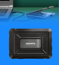 Encapsulador Adata Durable ED600 AED600-U31-CBK Adaptador de Disco Interno a Externo 2.5" USB 3.2