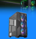 Case Cooler Master TD500 Mesh MCB-D500D-KGNN-S01 ARGB Vidrio Templado Color Negro