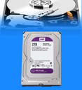 Disco Duro Interno Western Digital WD22PURZ 2TB 3.5 Purple SATA 6Gb/s SC HA520