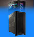 Case Gamer Corsair CC-9011200-WW 4000D Airflow Media Torre ATX Vidrio Templado Color Negro