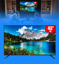 Televisor Inteligente EPIC EPIC43SMV4K 43" Ultra HD 4K HDR USB HDMI VIDAA