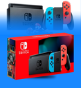 Consola Nintendo Switch Handheld Black Azul y Rojo Neon JoyCons