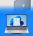 Laptop HP 15-FC0037 Ryzen 5 7520U 256GB SSD 8GB RAM 15.6" 1920x1080 WIN11 Color Azul Claro de Luna Seminueva