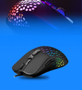 Mouse Xtech XTM-910 Swarm HoneyComb 6 Botones Cableado USB 1000/1600/3200/6400 DPI