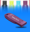 Memoria USB SanDisk Z410 SDCZ410-032G-G46CO Ultra Shift 3.2 Gen 1 Flash Drive 32GB Color Purpura