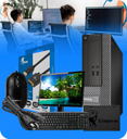 Combo CPU 5 - Dell Optiplex 3020 SFF Core I3 4ta Generación 8GB RAM 240 SSD Seminuevo