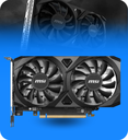 Tarjeta de Video MSI Ventus 2X 912-V812-060 GeForce RTX3050 6GB GDDR6 OC Edition