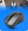 Mouse Xtech XTM-315GY Inalambrico 2.4 GHz 4 Botones 1600 DPI Color Gris