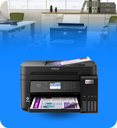 Epson EcoTank L6270 - Impresora multifunción - color - chorro de tinta - rellenable - 216 x 297 mm (original) - 215.9 x 1200 mm (material) - hasta 11 ppm (copiando) - hasta 15.5 ppm (impresión) - 250 hojas - USB 2.0, LAN, Wi-Fi(n)