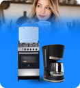 Estufa Indurama Viena 24" + Cafetera Sankey