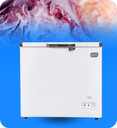 Congelador Horizontal GRS GF230 con una Puerta  9P³ Color Blanco