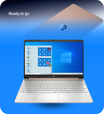 Laptop HP 15-EF2130WN AMD Ryzen 5 5500U 256GB SSD 8GB RAM 14" 1920x1080  WIN11 Home  Color Oro Rosa Palido Seminueva