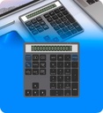 Teclado Tera TR-1005K-WB Numerico y Calculadora Inalambrica 2 en 1