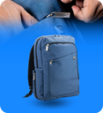 Mochila Klip Xtreme KNB-416BL Para Laptop 15.6" Color Azul