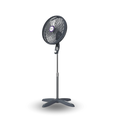 Ventilador de Pedestal 2 en 1 Navia Vortex  P180 18" con Inclinación y 3 Velocidades Color Negro