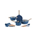 Bateria de Cocina Picca Faro PI0013BCA 13 Piezas Color Azul