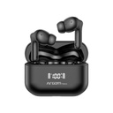 Auriculares Argom ARG-HS-5086BK Estereo Bluetooth SkeiPods E86 Con Cancelacion de Ruido Color Negro