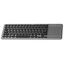 Teclado Klip Xtreme  KCK-550S KeyGlider Inalámbrico USB y BT Español Color Gris