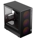 Case Gaming RGB Eagle Warrior CG01AMRA001C Mid Tower Ventiladores 3 de 120mm con Vidrio Lateral y Malla Frontal Color Negro
