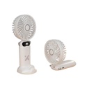 Mini Ventilador XTA-900 Recargable de 6 Velocidades Color Blanco