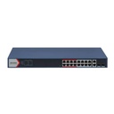 Switch HikVision PoE inteligente DS-3E1318PEI/M Fast Ethernet de 16 Puertos