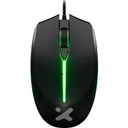 Mouse Xtech Optico XTM-218 Alambrico 4 Botones 2400 DPI Iluminacion LED Color Negro