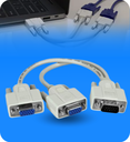 CABLE ADAPTADOR SPLITTER XTC-325 VGA MACHO A 2 VGA HEMBRA XTECH