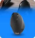 MOUSE KMW-390 EVERREST ERGONÓMICO  NEGRO KLIP XTREME